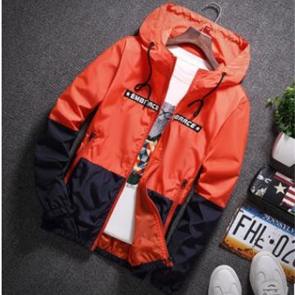 

autumn new korean version of men's jacket casual add fat and size thin student jacket 2ttl, Tan;black