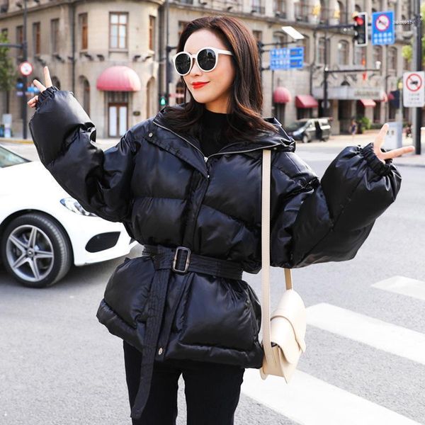 

women's down & parkas cotton padded clothes bright face korean bread clothing 8868 cash main push money not out of stock1, Black