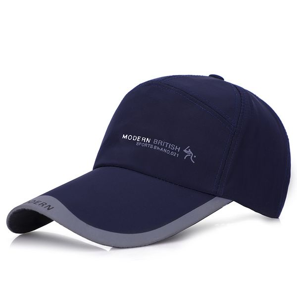 

2021 spring and summer new baseball cap outdoor sun hat leisure sports pointed cap wholesale sun hat, Blue;gray
