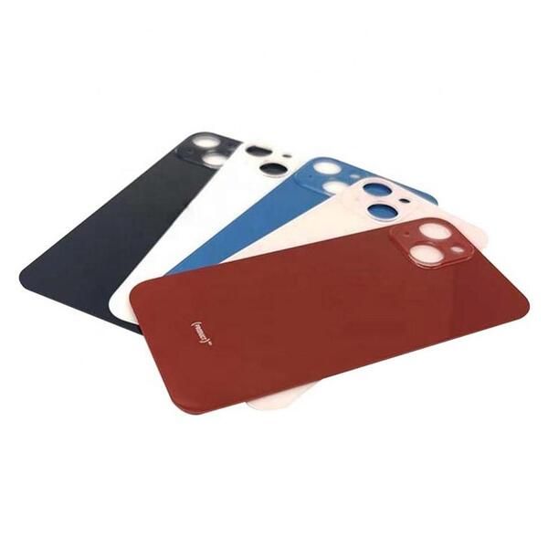 

big hole back glass+sticker housings for iphone 8 8plus x xr xs 11 12 13 pro max battery rear cover housing with sticke waterproof