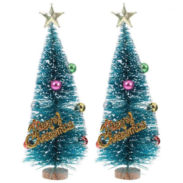 

christmas decorations 2pcs mini tree tablexmas ornaments