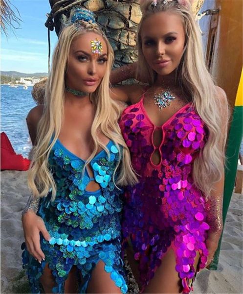 

beaded irregular dress costume, Black;gray