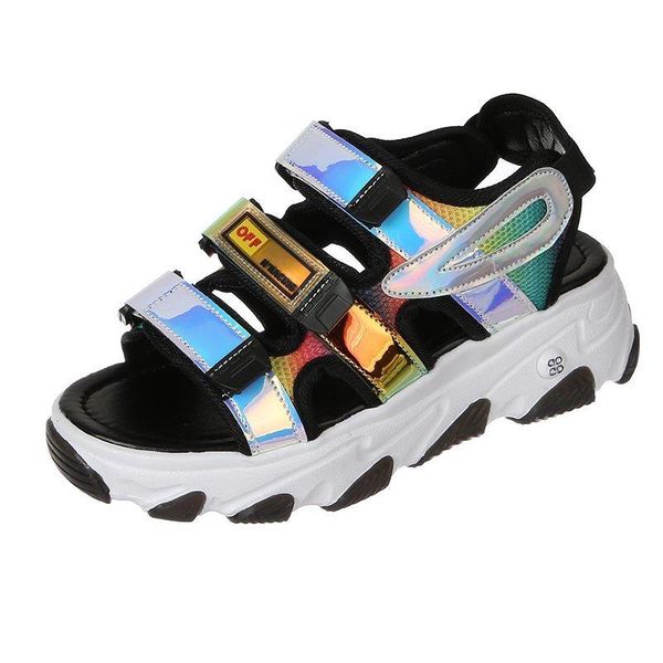 

2021 summer fashion new wild ladies flat sandals elegant and comfortable outdoor wear-resistant ladies sandals, Black