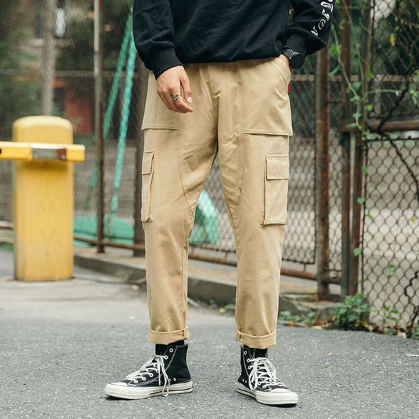 

men's overalls in spring and autumn, Black