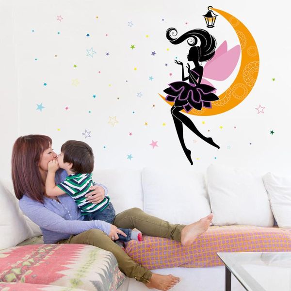 

wall stickers butterfly diy little angel fairy bedroom living room walls home decoration accessories