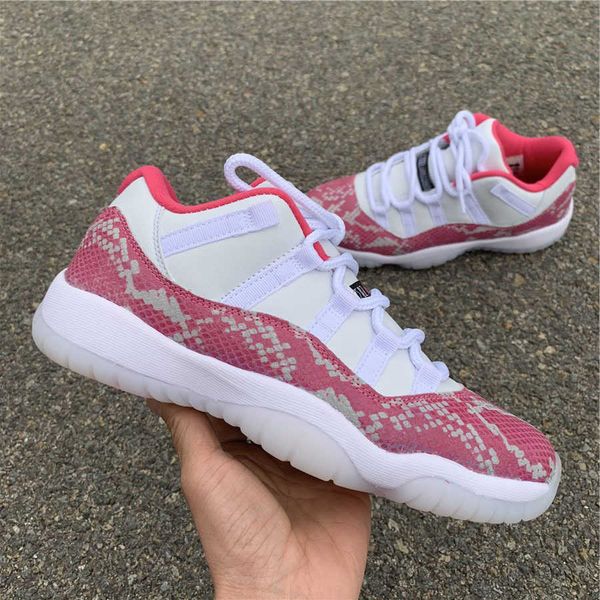 

low wmns pink snakeskin 11 women basketball shoes real carbon fiber jumpman 11s genuine leather sport outdoor sneakers come