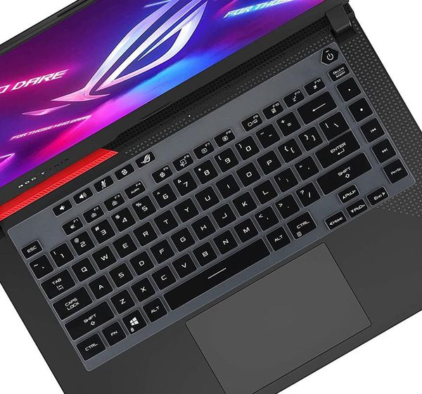 

keyboard covers protector cover skin for 15.6" asus rog strix g15 g513 qr g513qe qm g513q g 513qr q gaming laptop