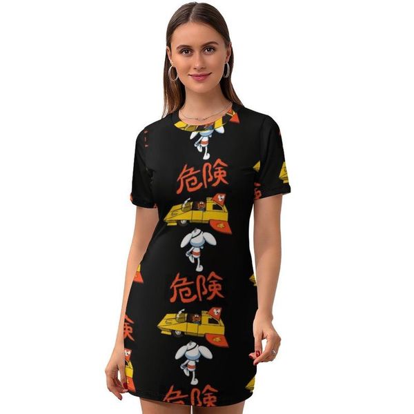 

casual dresses akira dress short sleeve day bodycon ladies pattern polyester one-piece, Black;gray
