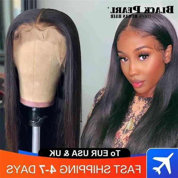 

hair 360 frontal bone pre plucked brazilian human hair straight lace front wigs for women, Black