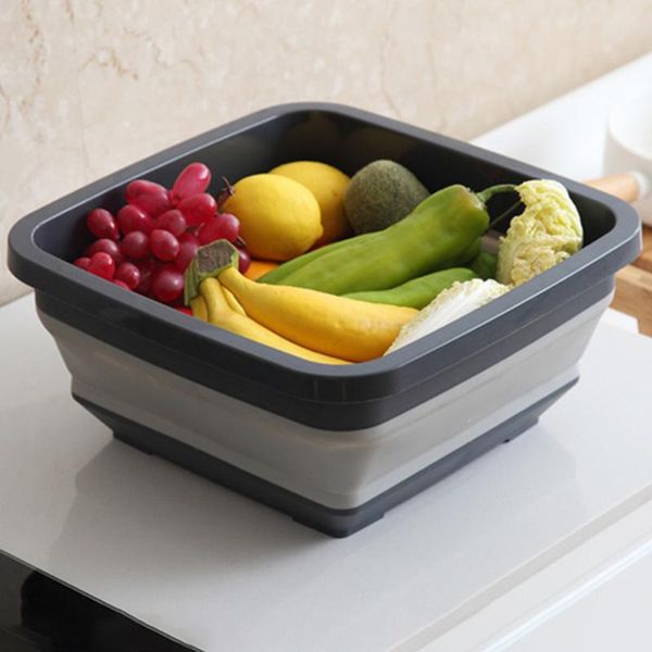 

buckets portable folding washbasin retractable household wash foam foot thickened travel outdoor car laundry washing basin