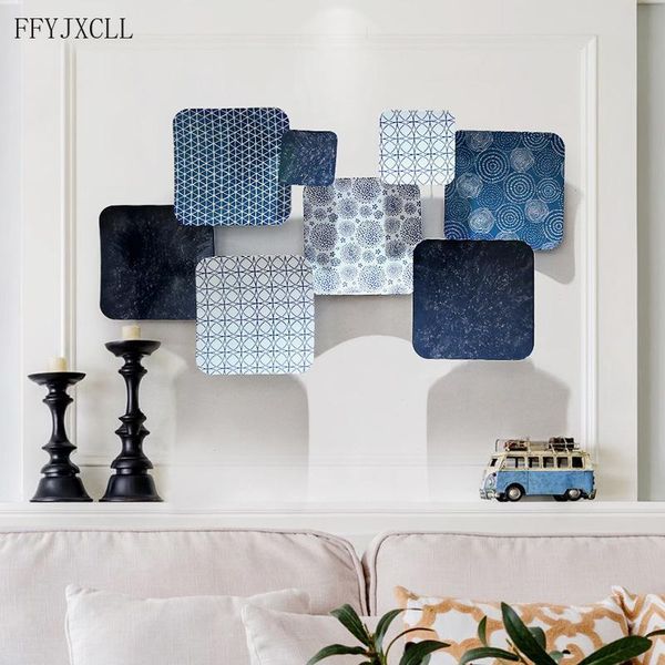 

tribal style personality three-dimensional iron sofa background wall decoration restaurant creative pendant home decoration