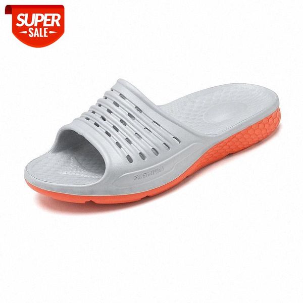 

Men Slippers Casual Black Gray Shoes Plus Size 51 Non-slip Slides Bathroom Summer Beach Sandals EVA Soft Sole Unisex Flip Flops #0G1X