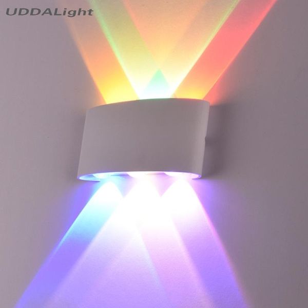 

outdoor wall lamps black/white waterproof ip65 led sconces porch light up and down lamparas de pared 6w modern 30% off