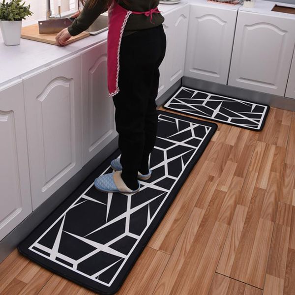 

cushion/decorative pillow black geometric and white panther kitchen carpet floor mat bathroom printing stripe cartoon anti-slip door