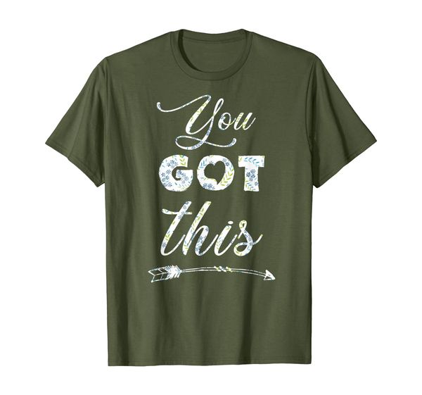 

motivational teacher shirt state testing you got this flower, White;black
