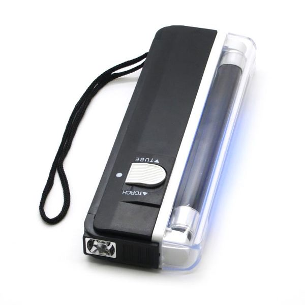 

2 in 1 handheld backlight 395nm uv led money detector led torch lamp counterfeit currency detector tester
