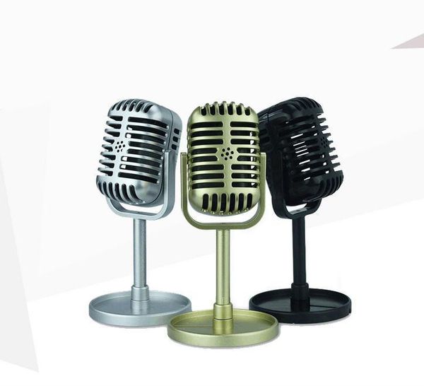 

simulation props mic retro dynamic vocal microphone vintage mic compatible live performance karaoke studio recording