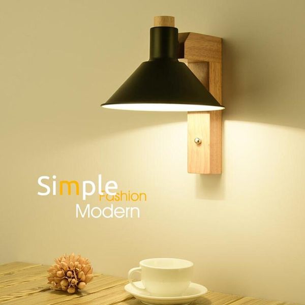 

wall lamp creative personality nordic bedroom bedside modern simple living room corridor aisle home led decoration lights