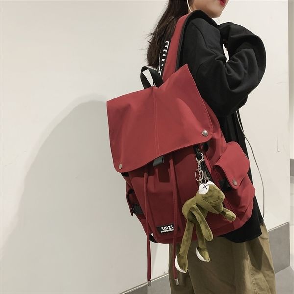 

backpack men's fashion trend personal computer backpack high school student schoolbag leisure korean travel bag