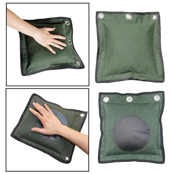 

wing chun canvas wall mounted striking bag & zipper classic boxing sand bag, iron palm punching training for home gym