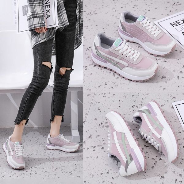 

2021 ladies lace-up shoes fashion casual womens shoes lightweight warm shoes outdoor height increasing 35-40