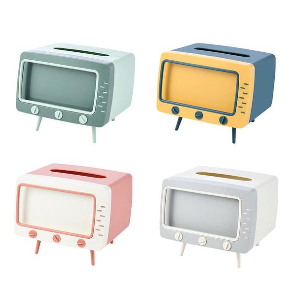 

tissue boxes & napkins multifunctional box home car holder case mobile phone storage organizer decoration household supplies