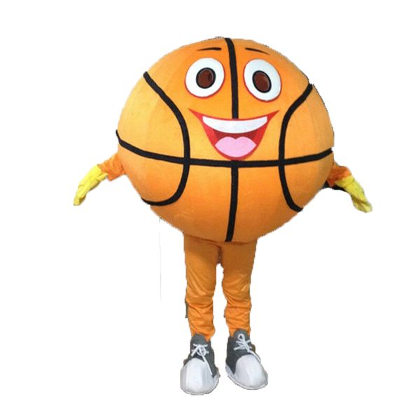 Propções de publicidade Happy Basketball Mascot Costume Halloween Christmas Fanche Fanche Party Caracteres Toço