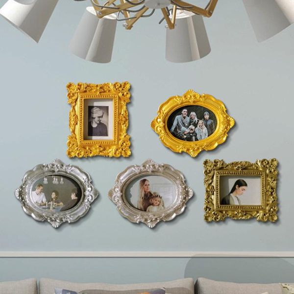 

frames ins golden retro small po frame props ornaments home decoration nail cosmetics shooting