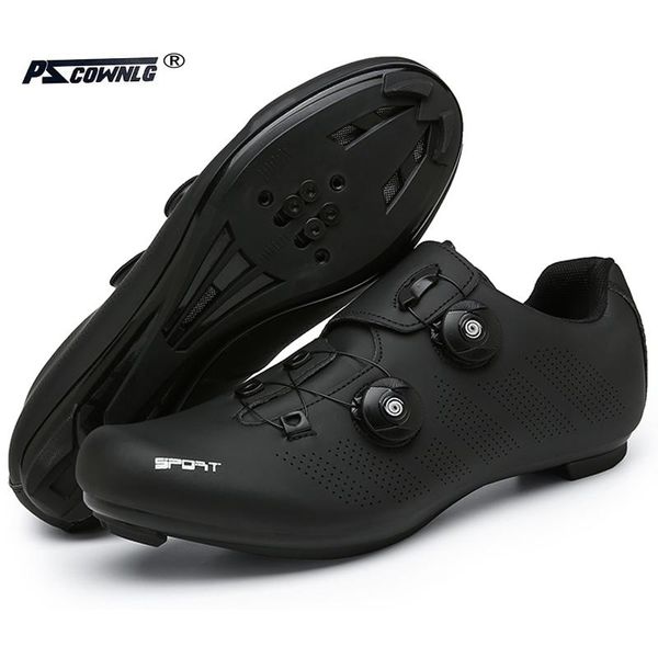 

cycling footwear mtb shoes road professional mountain bike breathable bicycle racing self-locking, Black