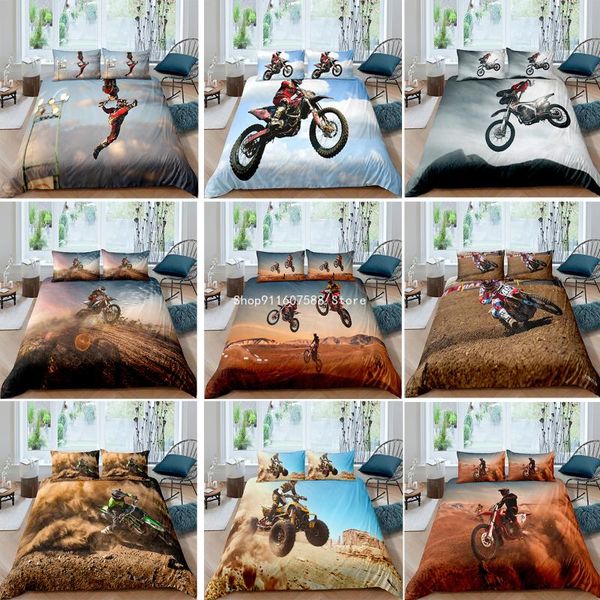 

bedding sets sports racing motorcycle cars racer print set boys quilt covers for teens youthful luxury bed lines twin size