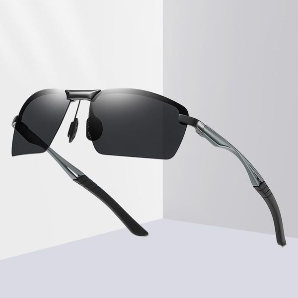 

sunglasses men's classic vintage aluminium magnesium sun glasses driving eyewear aviation male uv400, White;black