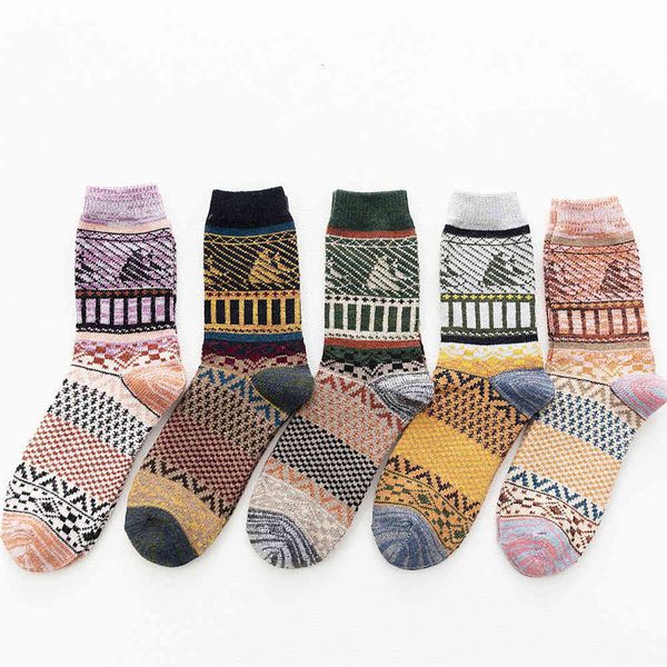 

socks autumn and winter women's rabbit wool, Black;white