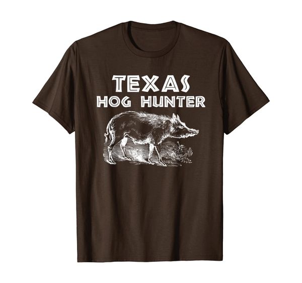 

texas hog hunter t-shirt - hunting gift tee, White;black