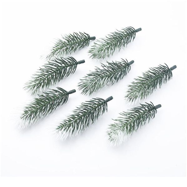 

10/20pcs christmas wreath material artificial plants wedding decorative flowers wreaths home decor plastic pine needle s jlljjj
