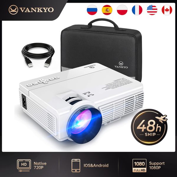 

vankyo leisure 3 mini projectors supported 1920*1080p 170'' portable projector for home with 40000 hrs led lamp life tv stick