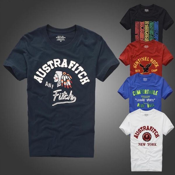 

fashion summer mens t shirts letter pattern size s to xxxl, White;black