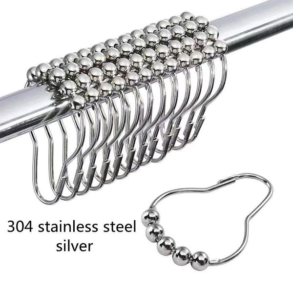 

other home decor 2/4/8 pcs metal shower curtain hooks gourd hook decoration accessories bathroom supplies room