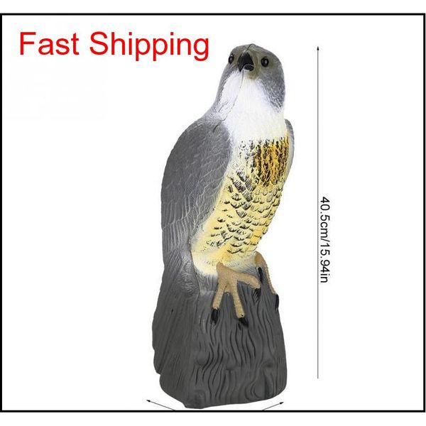

fake prowler owl scarecrow predator decoy pest bird repeller can move wings scare away birds gar qylxtg toys2010