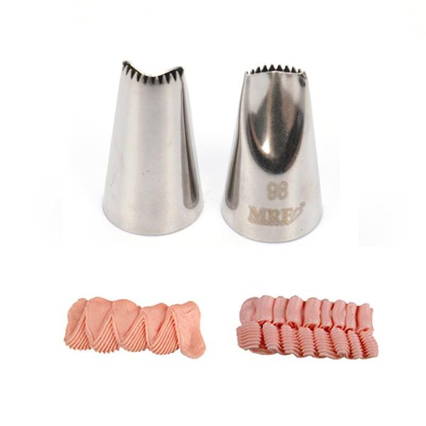 

304 stainless steel 9tooth flower basket cake cream pastry nozzle set cake decorating baking tools 1pcs