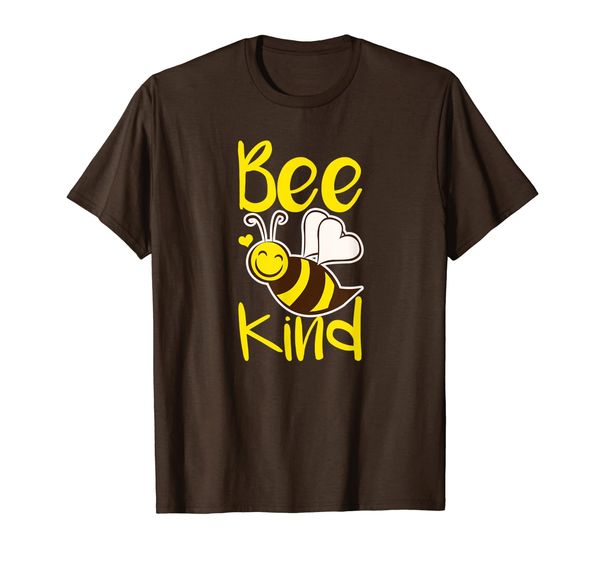 

bee kind happy bumblebee women apparel, be nice kindness t-shirt, White;black
