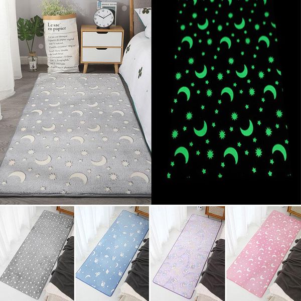 

carpets modern minimalist bedroom bedside blanket luminous plush living room decorative carpet home decoration non-slip