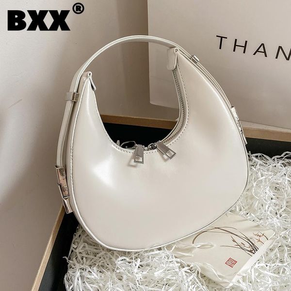

evening bags [bxx] simple solid color pu leather for women 2021 summer shoulder bag handbags trending luxury travel hu544