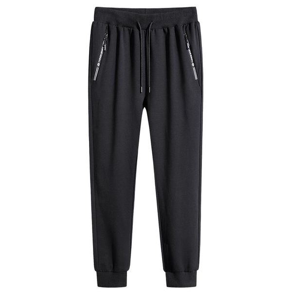 

men's pants sweatpants men 2021 spring street wear joggers trousers fashion sports plus size for, Black