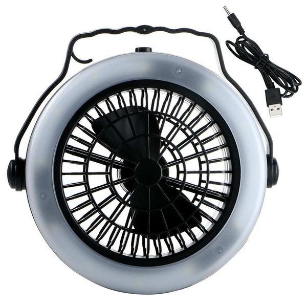 

portable lanterns multifunction outdoor 2 in 1 4.5w 1.2v usb and 3 battery led fan light camping travel lantern tent lamp with hook