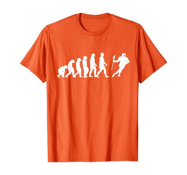

cool lacrosse t-shirt | funny evolution lax tee, White;black