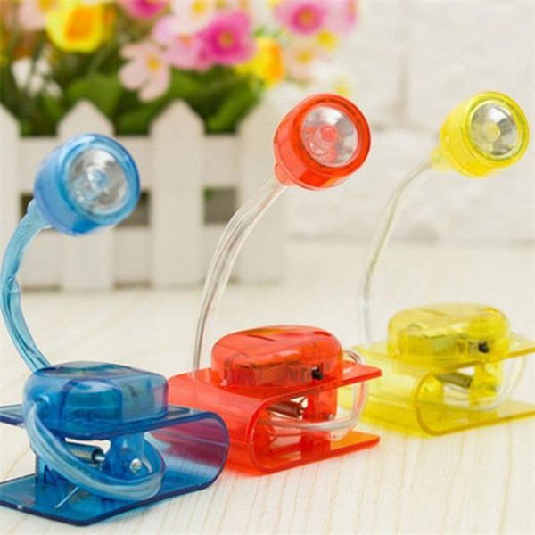 

book lights creative simple small table lamp portable bendable reading night light mini led clip outdoor camping