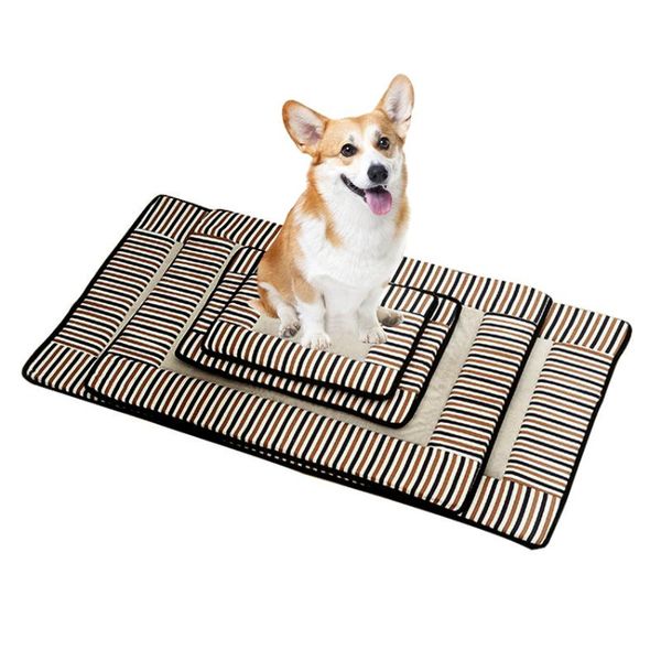 

kennels & pens washable pet dog bed mat soft warm sofa cushion for small medium dogs cats non- slip sleeping blanket pad pets mattress produ