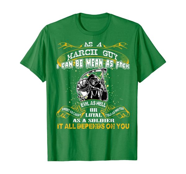 

i can be as a march guy t-shirt sweet candy cold af, White;black
