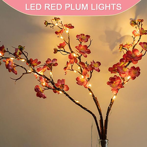 

night lights led plum tree lamp battery-powered lighting flower desktable modern home decoration-light interior