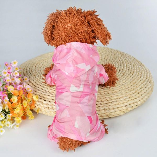 

dog apparel pet rain coat waterproof clothes medium-sized mini-size reflective summer raincoat ab
